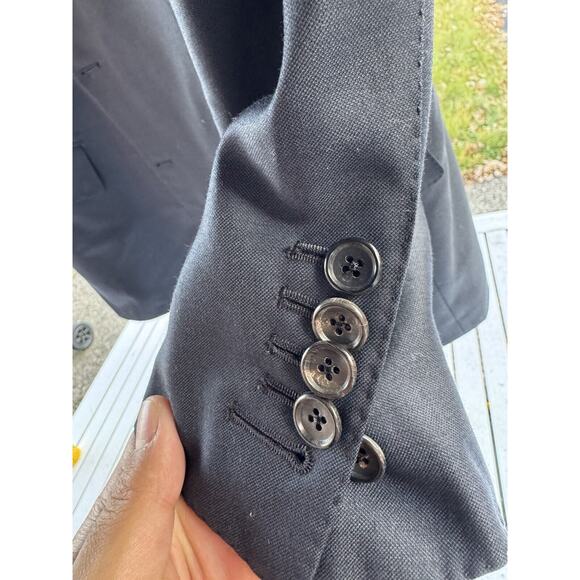 Tom Ford Navy Blue Suit Jacket Tailored To Size 58/47 Chest US - Picture 5 of 10